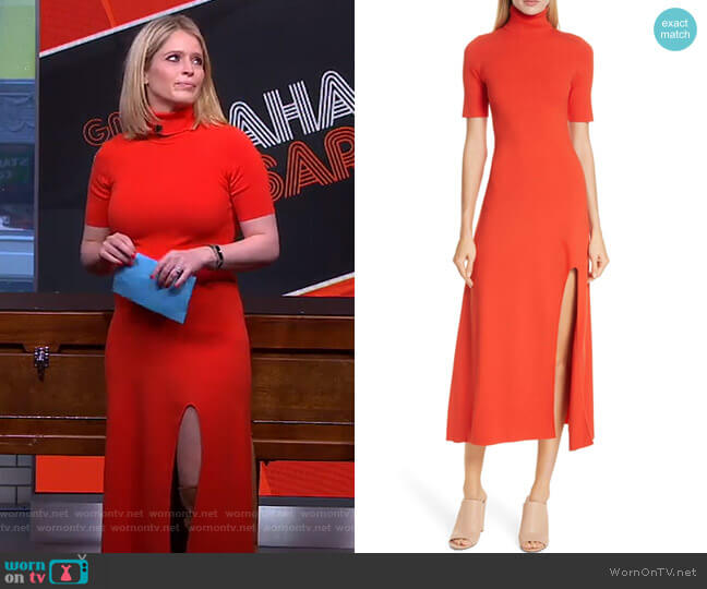 Caplan Dress by A.L.C. worn by Sara Haines  on Good Morning America