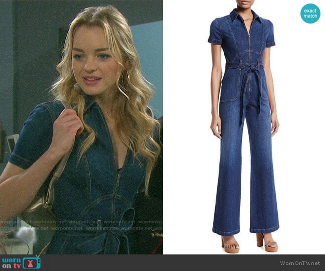 Alice + Olivia Gorgeous Jumpsuit worn by Claire Brady (Olivia Keegan) on Days of our Lives