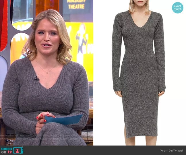 Sedona Dress by All Saints worn by Sara Haines on Good Morning America