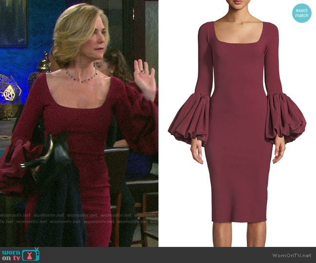 Chiara Boni La Petite Robe Ary Dress worn by Eve Donovan (Kassie DePaiva) on Days of our Lives