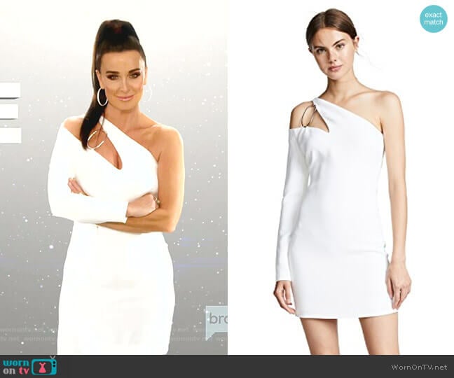 Vittoria One Shoulder Dress by Cushnie worn by Kyle Richards on The Real Housewives of Beverly Hills