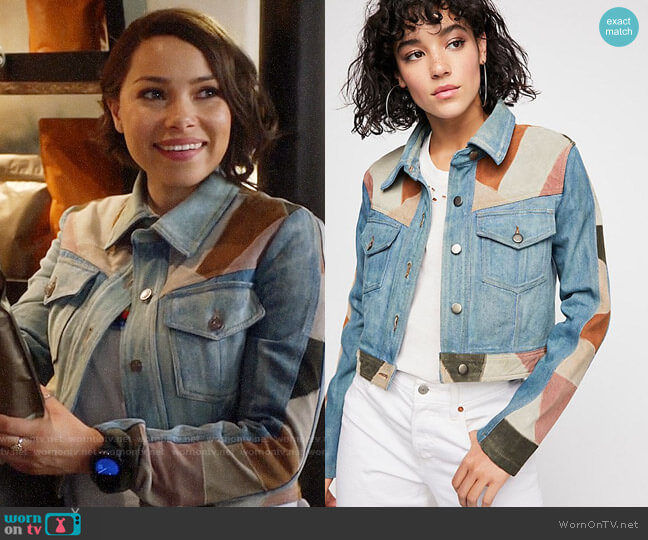 Free People Dallas Jacket worn by Nora West-Allen (Jessica Parker Kennedy) on The Flash