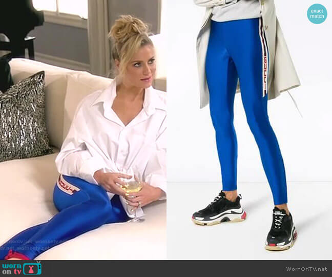 Logo Side Stripe Leggings by Gucci worn by Dorit Kemsley  on The Real Housewives of Beverly Hills