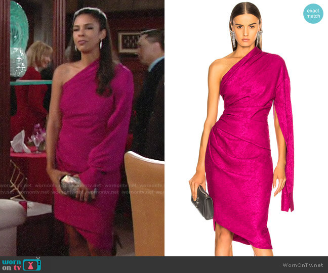 Hellessy Ainsley Dress worn by Kerry Johnson (Alice Hunter) on The Young and the Restless