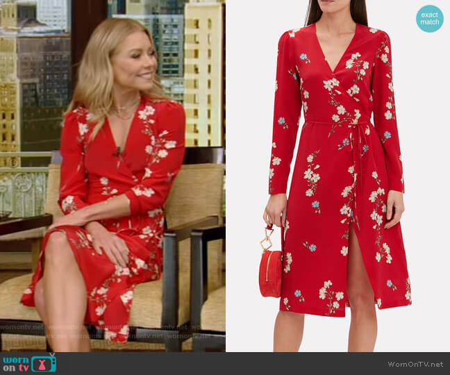 Ottavia Dress by Intermix worn by Kelly Ripa on Live with Kelly and Mark