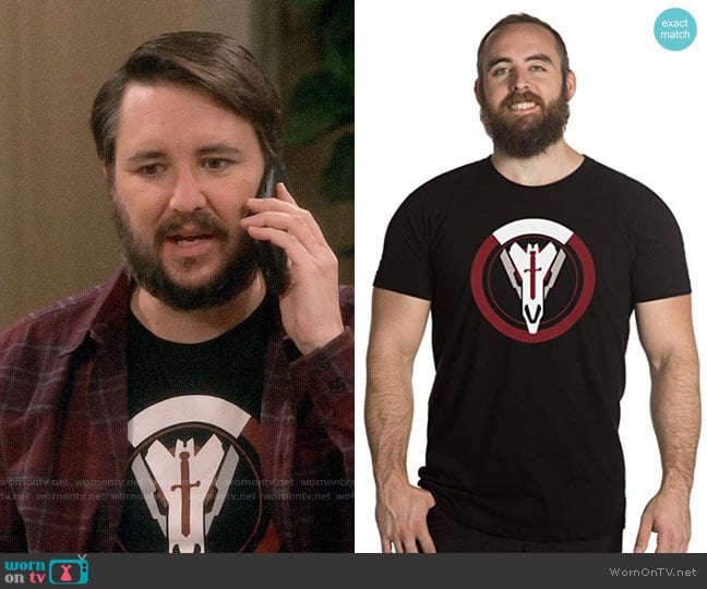 Jinx Overwatch Blackwatch Sigil Tee worn by Wil Wheaton on The Big Bang Theory