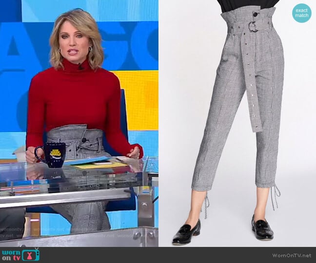 WornOnTV: Amy’s red sweater and houndstooth belted pants on Good ...