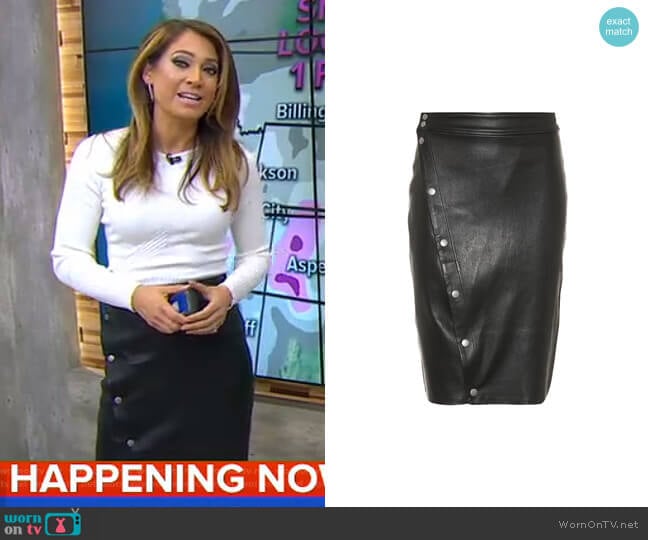 Baha Skirt by Rag & Bone worn by Ginger Zee on Good Morning America