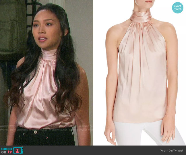 Ramy Brook Paige Top worn by Haley Chen (Thia Megia) on Days of our Lives