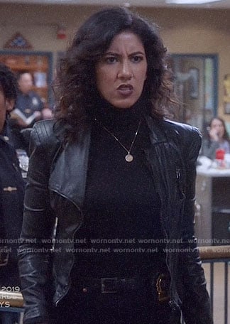 Rosa’s black leather jacket on Brooklyn Nine-Nine