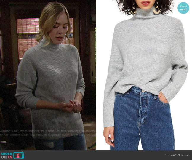 WornOnTV: Hope’s grey sweater on The Bold and the Beautiful | Annika ...