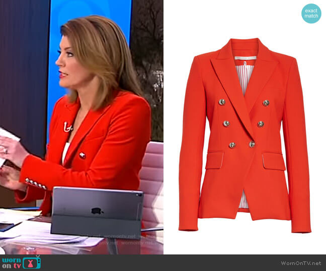 Miller Jacket by Veronica Beard worn by Norah O'Donnell  on CBS Mornings