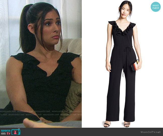 wayf black jumpsuit