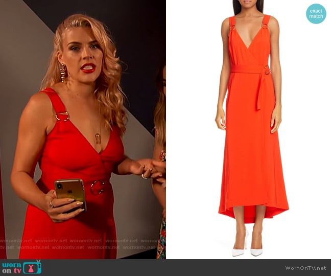 Haley Dress by A.L.C. worn by Busy Philipps on Busy Tonight