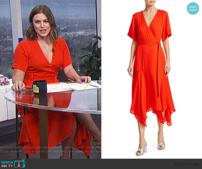Claire Dress by A.L.C. worn by Carissa Loethen Culiner on E! News