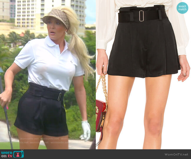 Deliah Shorts by A.L.C. worn by Erika Jayne on The Real Housewives of Beverly Hills