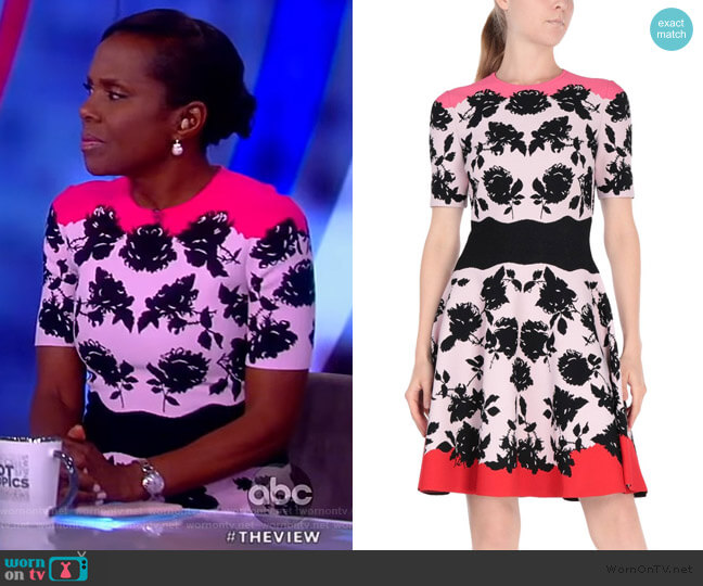 WornOnTV: Deborah Roberts’s pink floral dress on The View | Clothes and ...