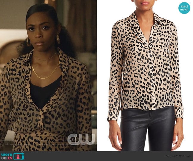 WornOnTV: Anissa’s leopard print blouse and skirt on Black Lightning ...