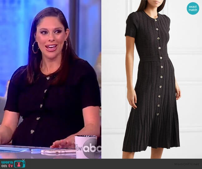 Abelia Dress by Altuzarra worn by Abby Huntsman on The View