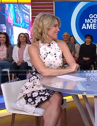 Amy’s mixed floral print dress on Good Morning America