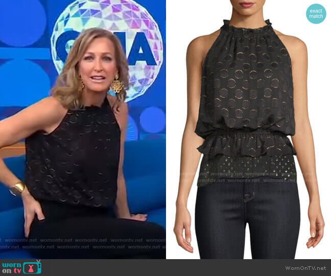 Bobbi Top by Ramy Brook worn by Lara Spencer on Good Morning America