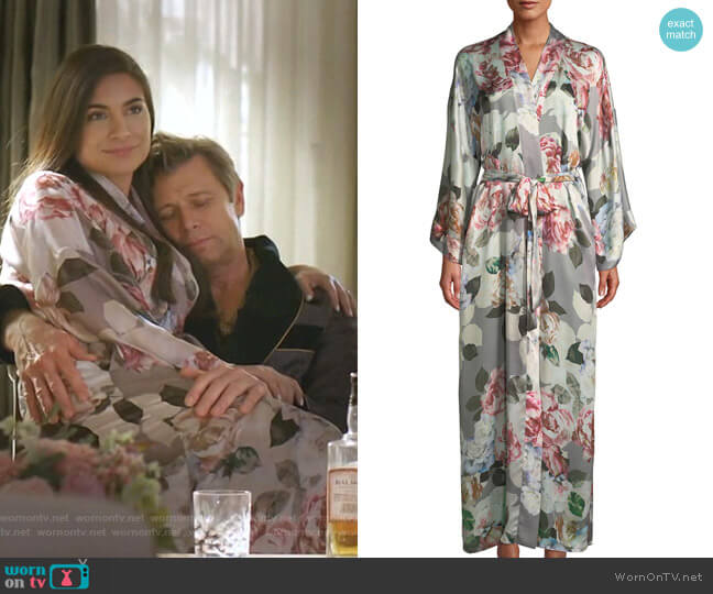 Jolie Robe by Christine Lingerie worn by Cristal Jennings (Daniella Alonso) on Dynasty