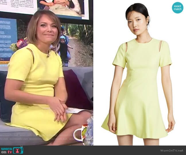 Alyssa Dress by Cinq a Sept worn by Dylan Dreyer on Today