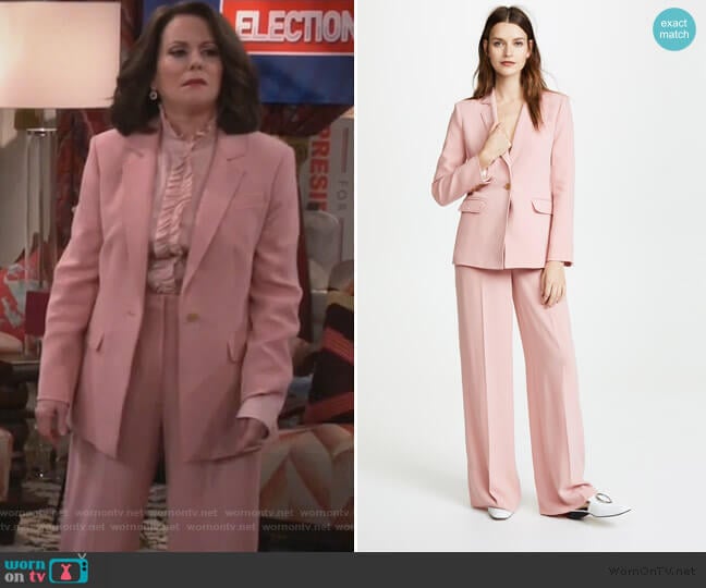 Carson Blazer and Harmon Pants by Elizabeth and James worn by Karen Walker (Megan Mullally) on Will and Grace