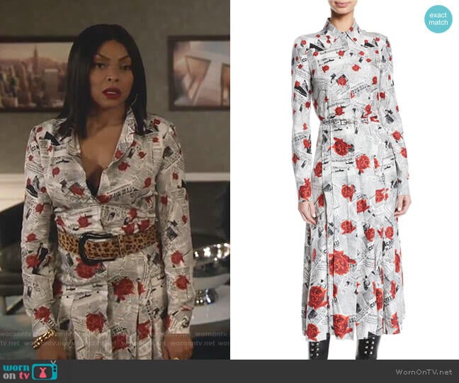 Jane Shirtdress by Gabriela Hearst worn by Cookie Lyon (Taraji P. Henson) on Empire