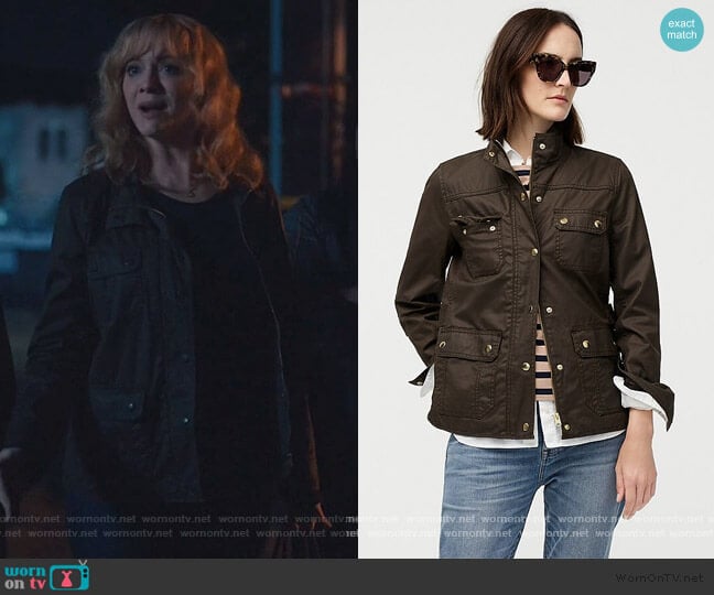 Downtown Field Jacket by J. Crew worn by Beth Boland (Christina Hendricks) on Good Girls