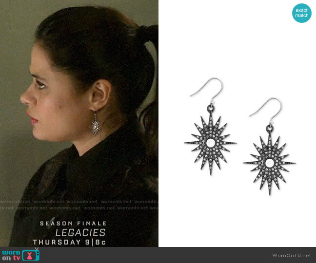 Lucky Brand Starburst Drop Earrings  worn by Mel Vera (Melonie Diaz) on Charmed