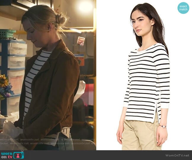 Seaside Zip Up Sweater by Madewell worn by Nicolette Nevin (Emily VanCamp) on The Resident