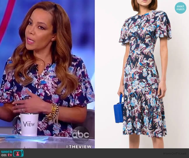 WornOnTV: Sunny’s blue floral print dress on The View | Sunny Hostin ...