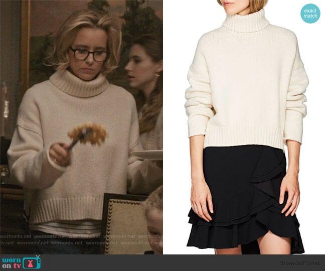 Stripe Turtleneck Sweater by Proenza Schouler worn by Elizabeth McCord (Téa Leoni) on Madam Secretary