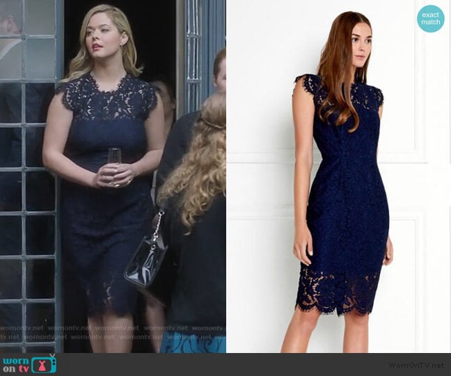 Suzette Dress  by Rachel Zoe worn by Alison DiLaurentis (Sasha Pieterse) on Pretty Little Liars The Perfectionists