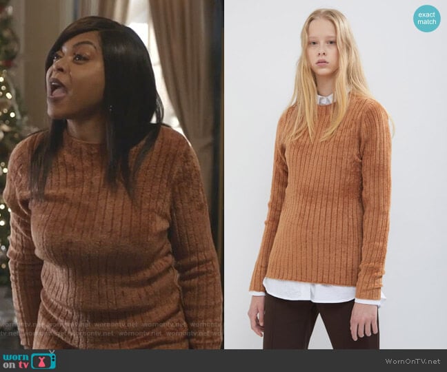 Dion Sweater by Sies Marjan worn by Cookie Lyon (Taraji P. Henson) on Empire