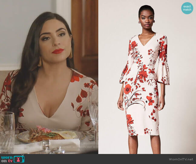 Alsu Dress by Sachin & Babi worn by Cristal Jennings (Daniella Alonso) on Dynasty