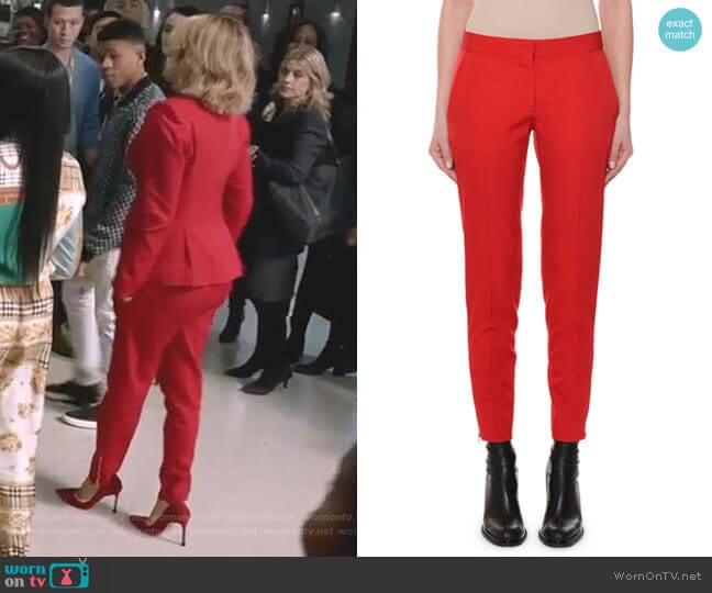 Flat-Front Slim-Leg Ankle Pants  Stella McCartney  worn by Giselle (Nicole Ari Parker) on Empire