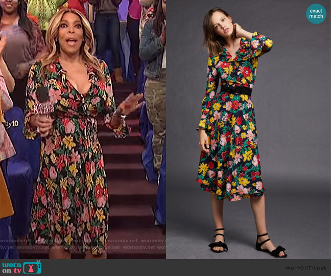 WornOnTV: Wendy’s multicolored floral dress on The Wendy Williams Show ...