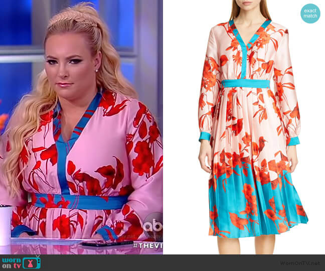 Karolyn Fantasia Midi Dress by Ted Baker worn by Meghan McCain  on The View