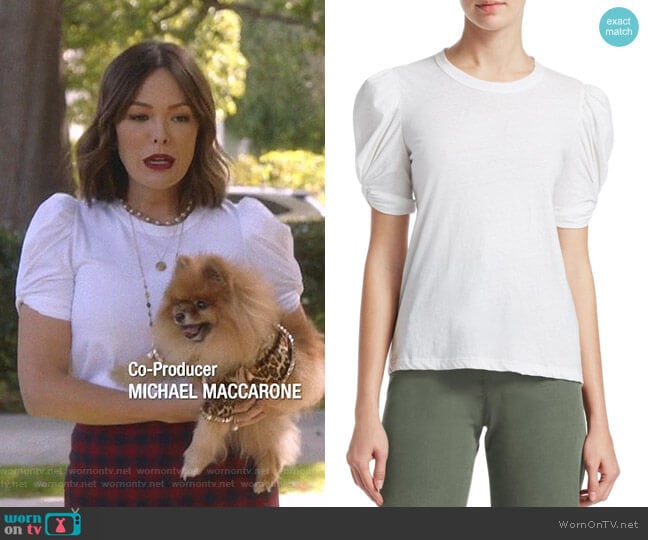 Kati Top by A.L.C. worn by Camille (Lindsay Price) on Splitting Up Together