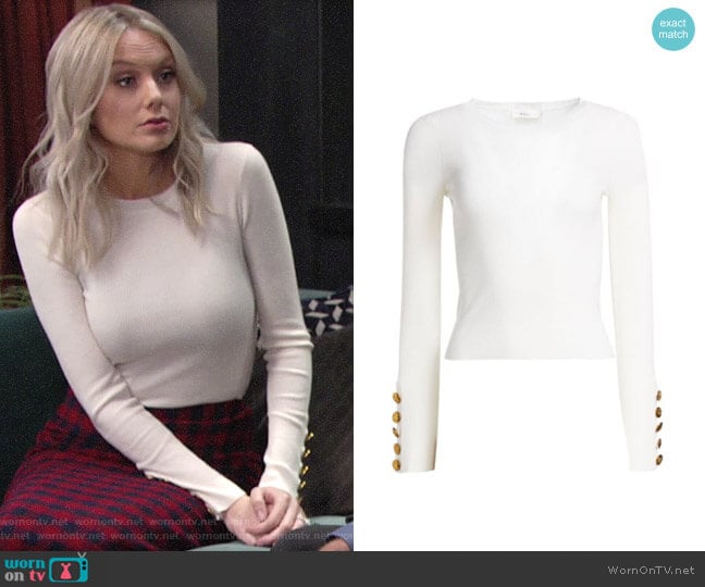 ALC Dunham Sweater worn by Abby Newman (Melissa Ordway) on The Young & the Restless