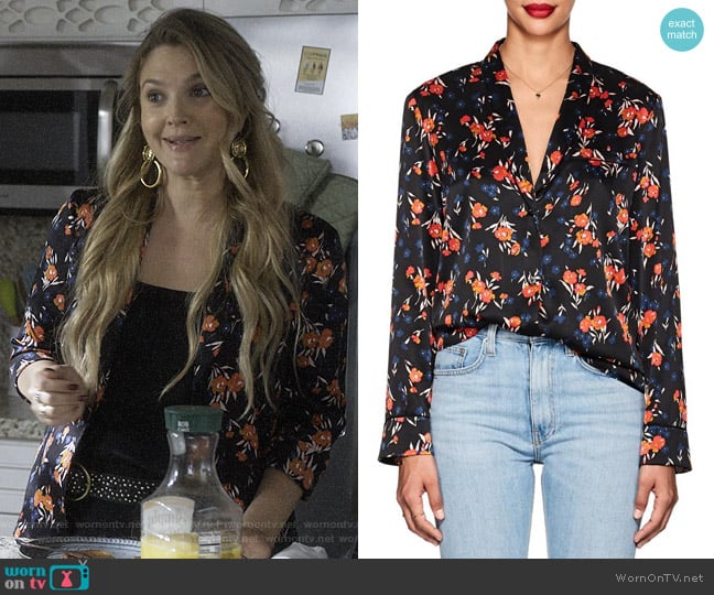 ALC Leomie Shirt worn by Sheila Hammond (Drew Barrymore) on Santa Clarita Diet