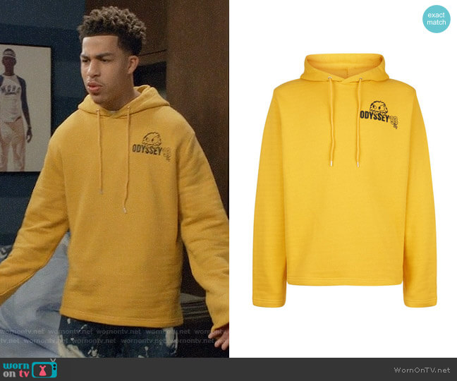 Alexander McQueen Monster Hoodie worn by Andre Johnson Jr (Marcus Scribner) on Black-ish