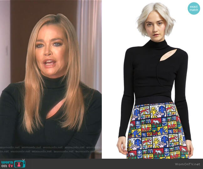 Sophie Sweater by Alice + Olivia worn by Denise Richards on The Real Housewives of Beverly Hills