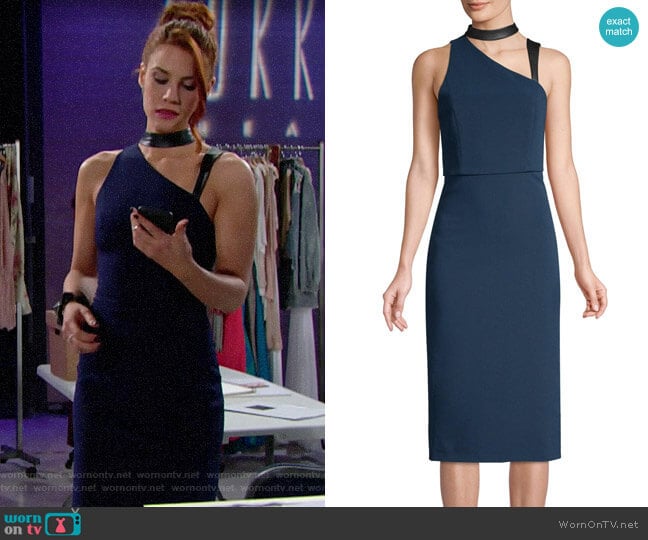 Alice + Olivia Jona Dress worn by Sally Spectra (Courtney Hope) on The Bold and the Beautiful