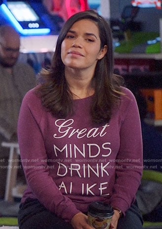 Amy's Great Minds Drink Alike PJ top on Superstore