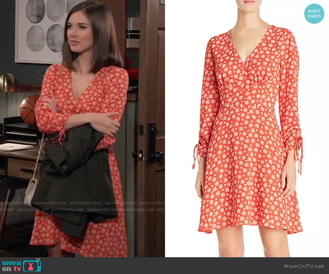 WornOnTV: Willow’s orange floral dress on General Hospital | Katelyn ...