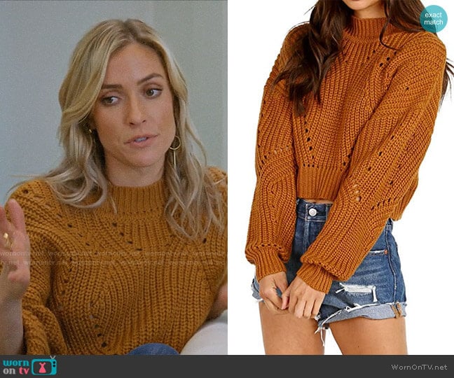 ASTR Carly Sweater worn by Kristin Cavallari on Very Cavallari