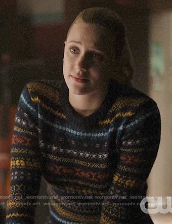 Betty’s blue fair isle sweater on Riverdale